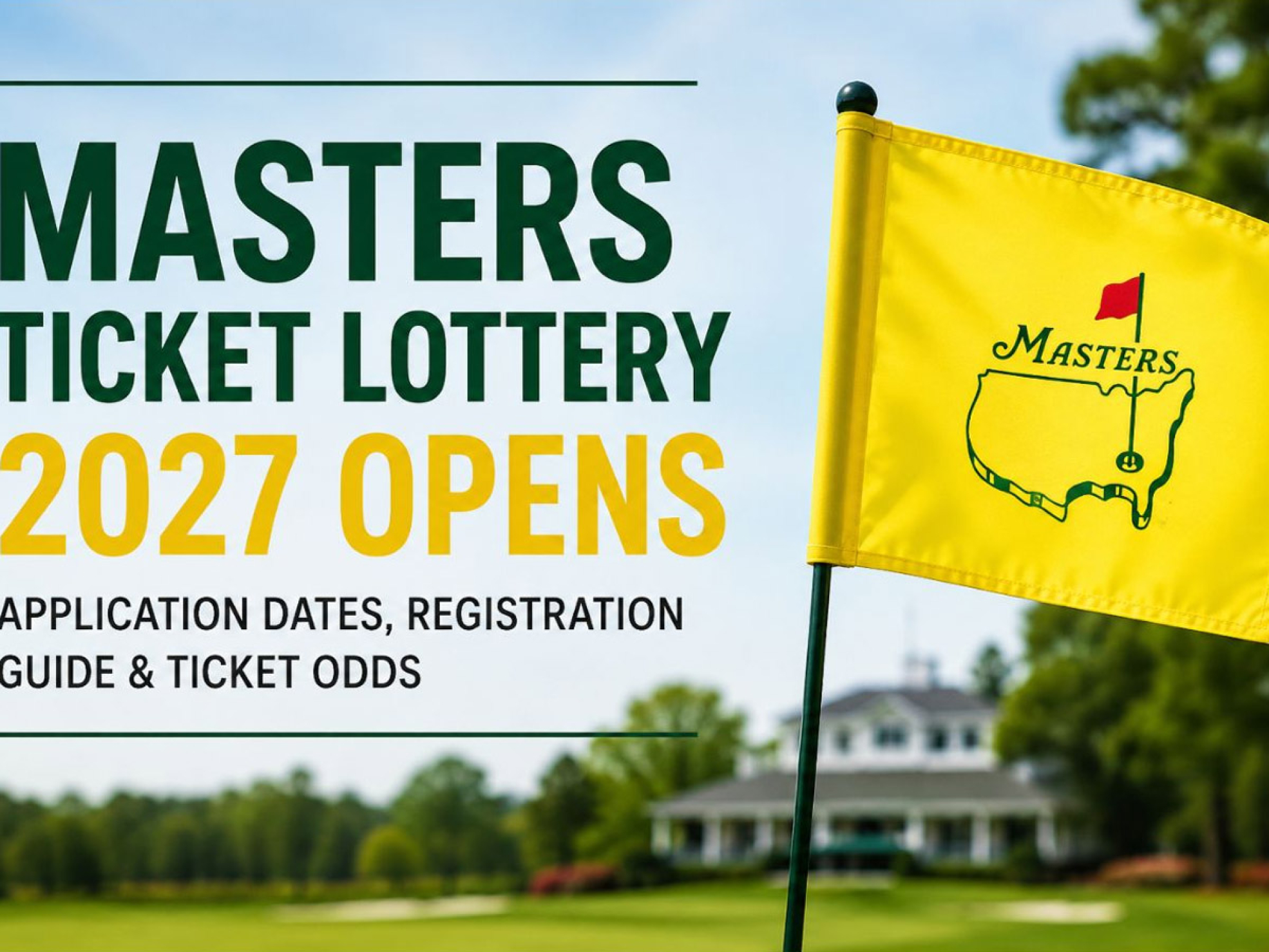 2027 Masters tickets